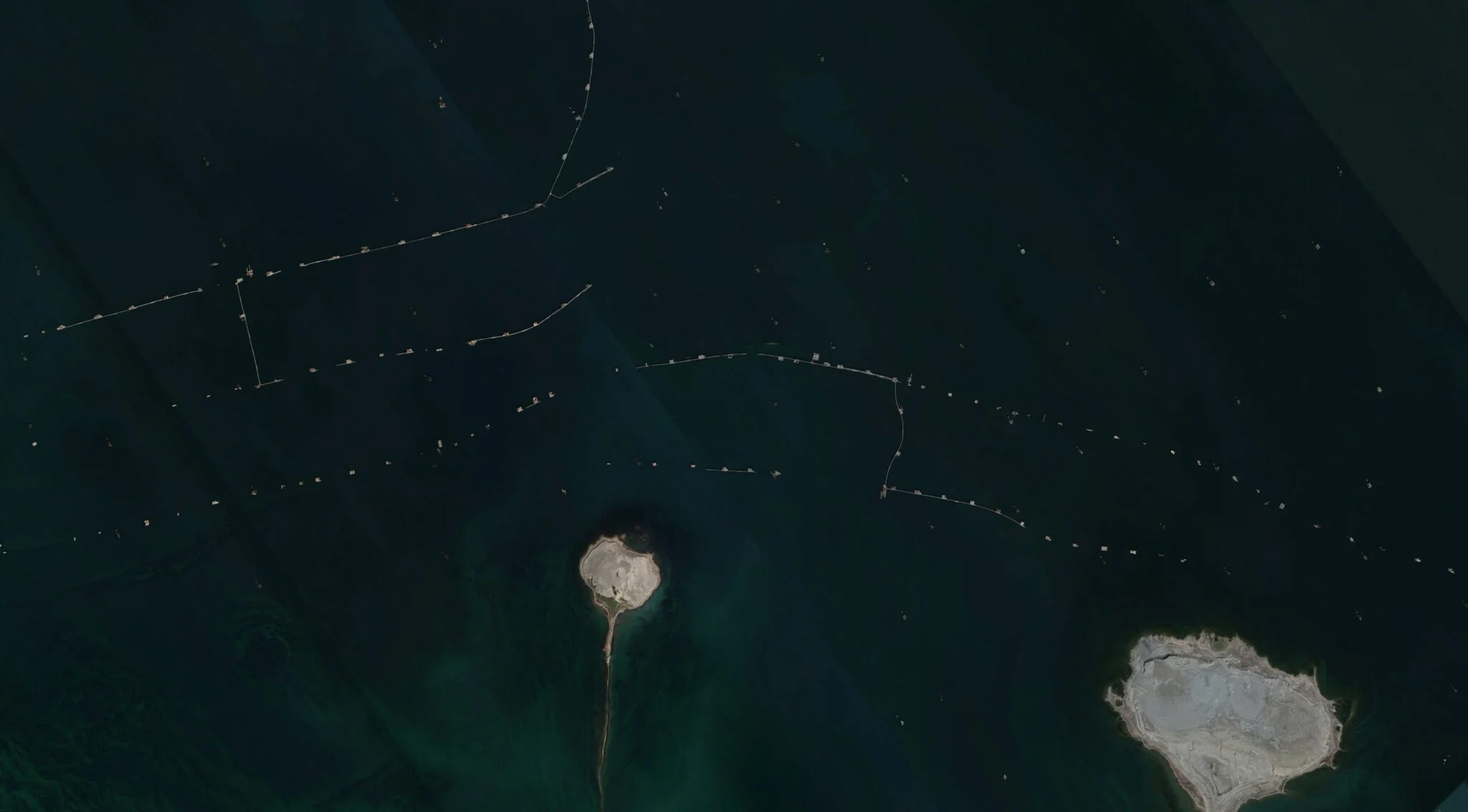 Bulla-Deniz Oil and Gas Field, Caspian Sea, Azerbaijan Map Data: Google, Image ©2022 Maxar Technologies