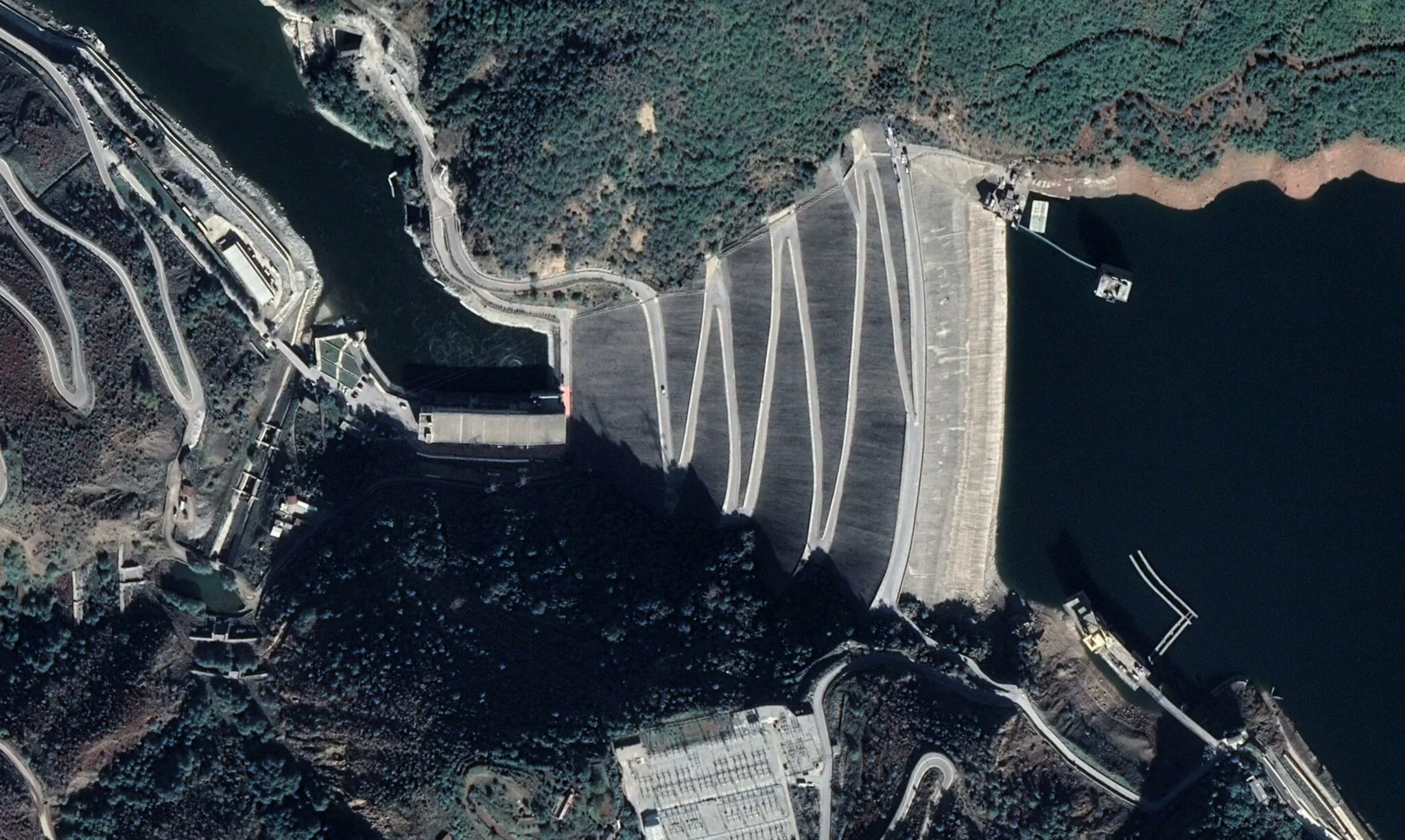 Fierza hydroelectric plant, Albania Map Data: Google, CNES / Airbus
