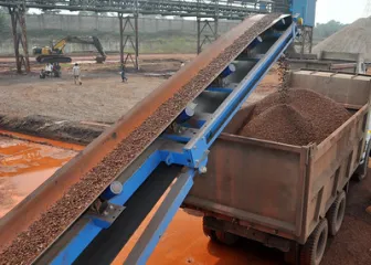 M2500 stockpile conveyor and washed iron ore